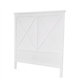 Hamilton Furniture White Aston Wooden Headboard