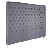 Hamilton Furniture Chesterfield Linen King Bedhead