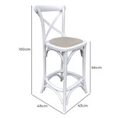 Hamilton Furniture 66cm Chandra Birchwood Barstools
