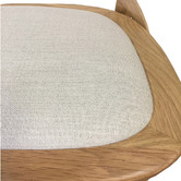 Hamilton Furniture 66cm Chandra Oak Wood Barstools
