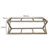 Hamilton Furniture Lorelia Oak Wood Coffee Table