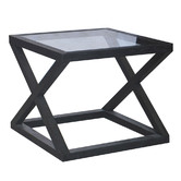 Hamilton Furniture Black Lorelia Side Table