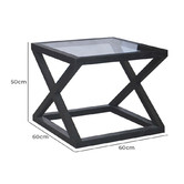 Hamilton Furniture Black Lorelia Side Table