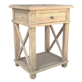 Hamilton Furniture Samuel Oak Wood Side Table