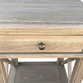 Hamilton Furniture Samuel Oak Wood Side Table