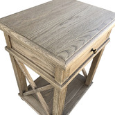 Hamilton Furniture Samuel Oak Wood Side Table