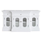 Hamilton Furniture White Sebastian 4 Door TV Unit