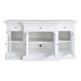 Hamilton Furniture White Sebastian 4 Door TV Unit