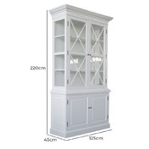 Hamilton Furniture White Bettina Display Cabinet