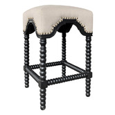 Hamilton Furniture 65cm Briar Linen Barstool