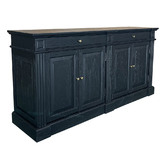 Hamilton Furniture Black Colton 4 Door Sideboard