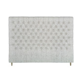 Hamilton Furniture Charlie Chesterfield King  Linen Bed Head