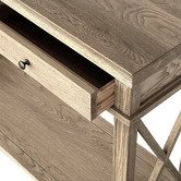 Hamilton Furniture Anna Weathered Oak Wood Console Table