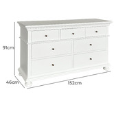Hamilton Furniture Clea 7 Drawer Chest