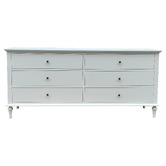 Hamilton Furniture Emmerson Birch Wood 6 Drawer Chest