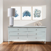 Hamilton Furniture Emmerson Birch Wood 6 Drawer Chest