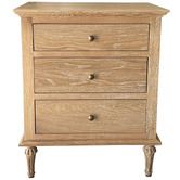 Hamilton Furniture Hendry Oak Wood Bedside Table