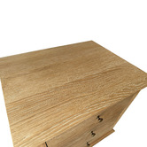 Hamilton Furniture Hendry Oak Wood Bedside Table