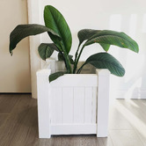 Hamilton Furniture White Square Planter