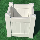 Hamilton Furniture White Square Planter