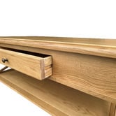 Hamilton Furniture Embrace Rectangular Oak Wood Coffee Table