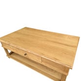 Hamilton Furniture Embrace Rectangular Oak Wood Coffee Table