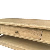 Hamilton Furniture Embrace Rectangular Oak Wood Coffee Table