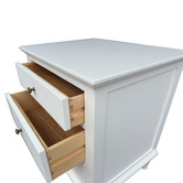 Hamilton Furniture White Athan Side Table