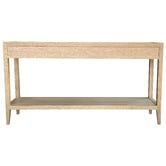 Hamilton Furniture French Oak Wood Console Table