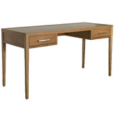 Hamilton Furniture French Oak Wood Writing Desk