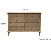 Hamilton Furniture Euphoria 8 Drawer Chest