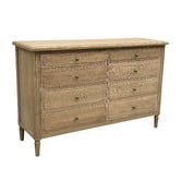 Hamilton Furniture Dylan Oak Wood 8 Drawer Chest