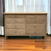 Hamilton Furniture Dylan Oak Wood 8 Drawer Chest