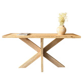 Hamilton Furniture Drei Oak Wood Console Table