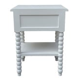 Hamilton Furniture White Dwayne Bedside Table