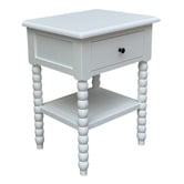 Hamilton Furniture White Dwayne Bedside Table