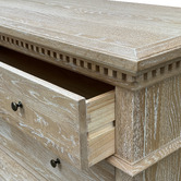 Hamilton Furniture Andrei Oak Wood 4 Drawer Chest