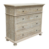 Hamilton Furniture Andrei Oak Wood 4 Drawer Chest