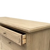 Hamilton Furniture Dylan Oak Wood 8 Drawer Chest