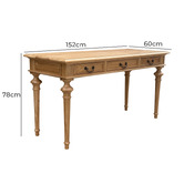 Hamilton Furniture Cisneros Oak Wood Writing Desk