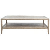 Hamilton Furniture Rectangular French Oak Wood Coffee Table