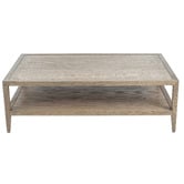 Hamilton Furniture Rectangular French Oak Wood Coffee Table