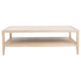 Hamilton Furniture French Oak Wood Coffee Table