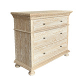 Hamilton Furniture Whitewashed Flordeliz 3 Drawer Chest