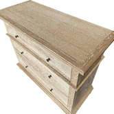 Hamilton Furniture Whitewashed Flordeliz 3 Drawer Chest