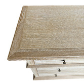 Hamilton Furniture Whitewashed Flordeliz 3 Drawer Chest
