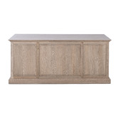 Hamilton Furniture Bettina 7 Drawer Oak Wood Executive Desk