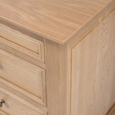 Hamilton Furniture Bettina 7 Drawer Oak Wood Executive Desk