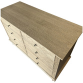 Hamilton Furniture Harland Oak Wood 8 Drawer Chest
