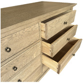 Hamilton Furniture Harland Oak Wood 8 Drawer Chest